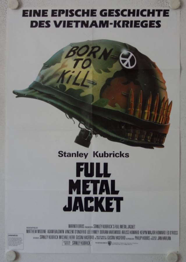 Full Metal Jacket original release german movie poster